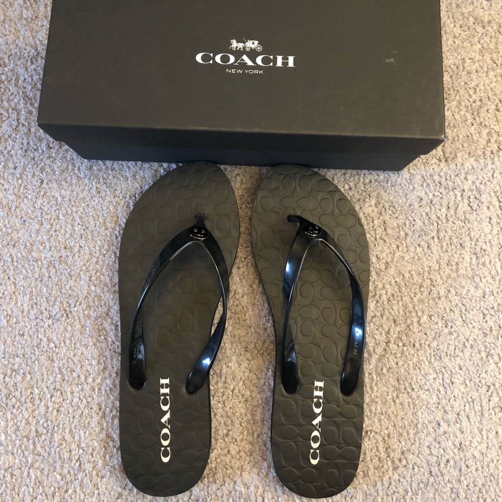 Coach Flip Flops